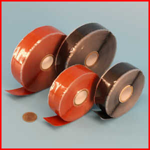 MIL-I-22444 silicone rubber sinusoidal weave glass supported electrical tape